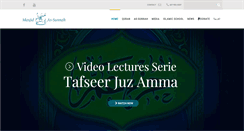 Desktop Screenshot of masjidassunnah-fl.com